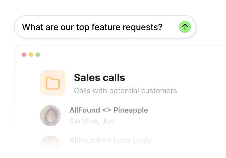 Search across all conversations